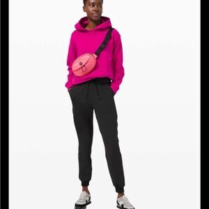 Lululemon Keep Moving Jogger Pants Women's 4 Black Tapered Drawstring Pockets